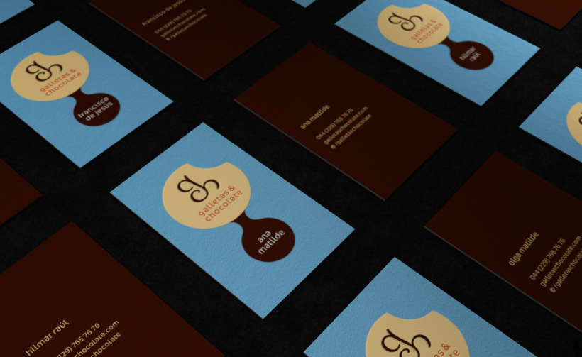 Galletas & Chocolate Business Cards